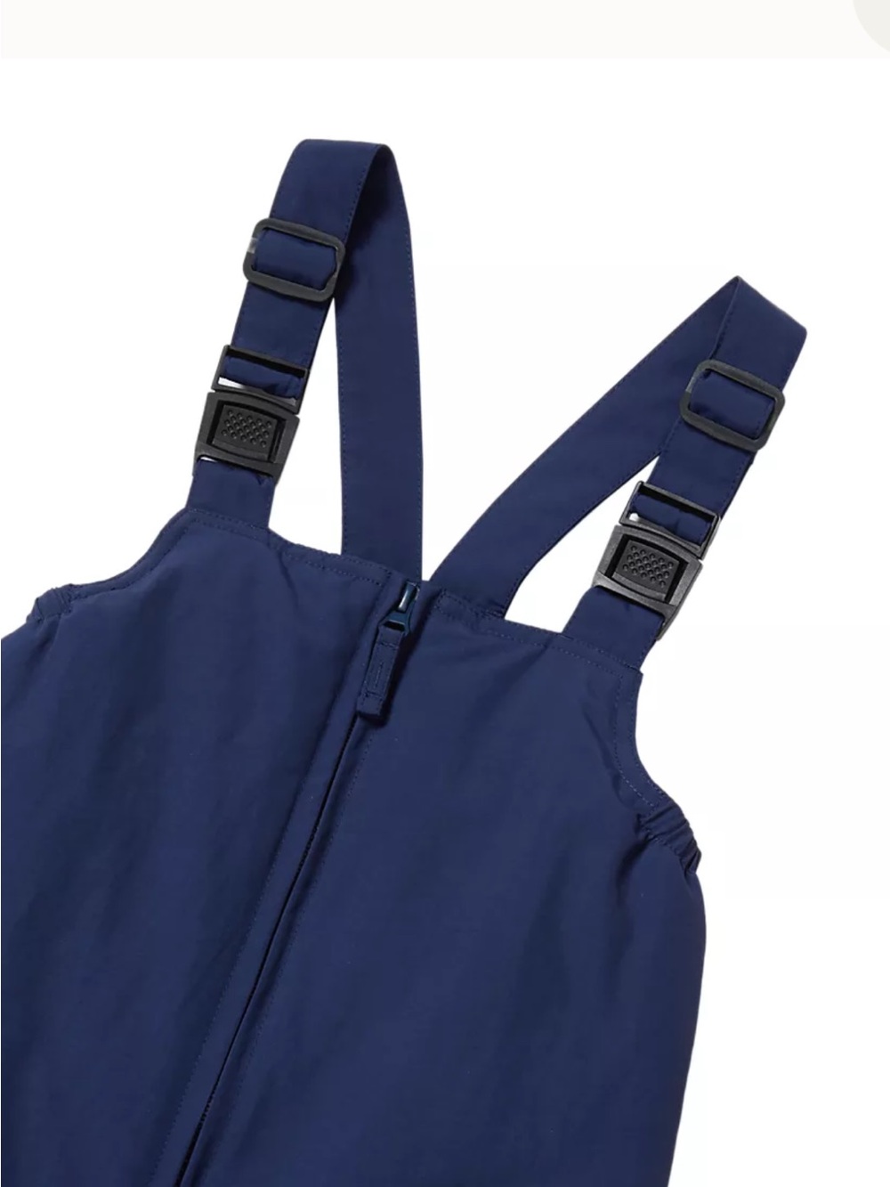 Lands' End Navy Kids Squall Waterproof Insulated Iron Knee Snow Bibs